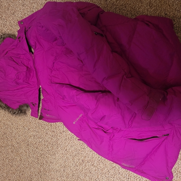 Girls columbia  omni heat insulated jacket - Picture 2 of 3